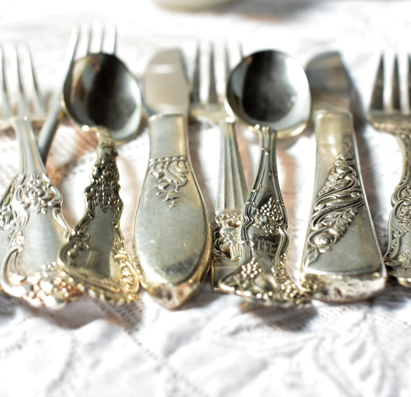 Silver plated silverware